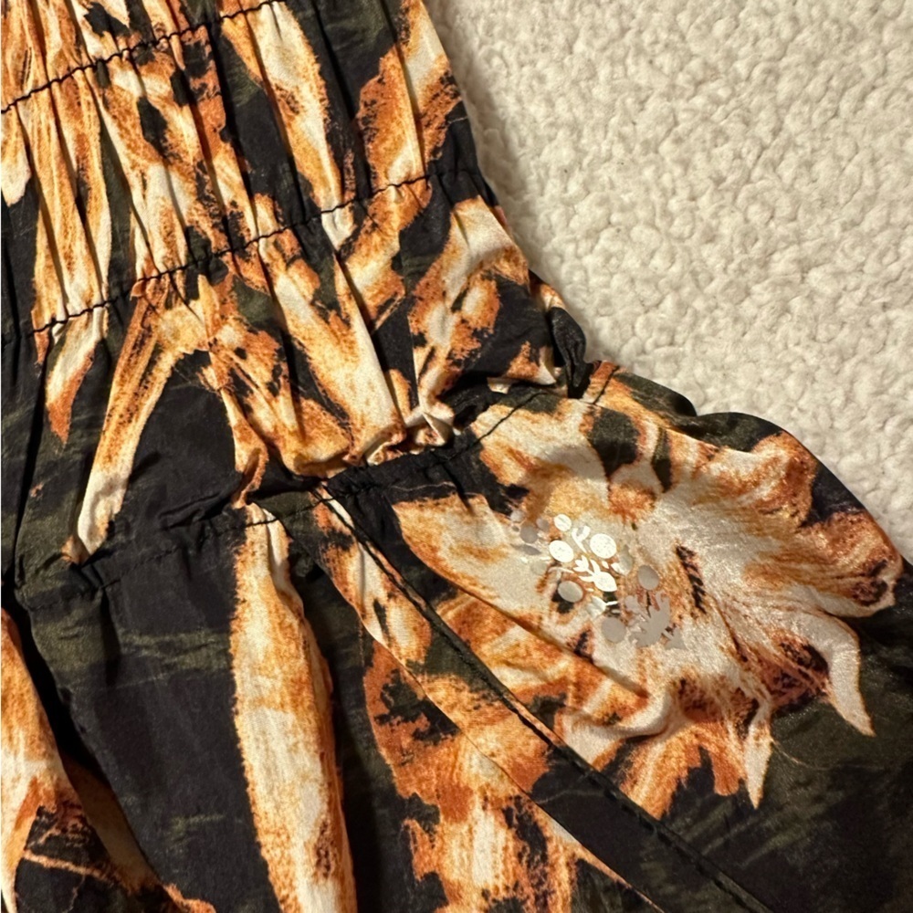FP Movement x Free People The Way Home Athletic Shorts Brown Black Combo - Picture 4 of 11